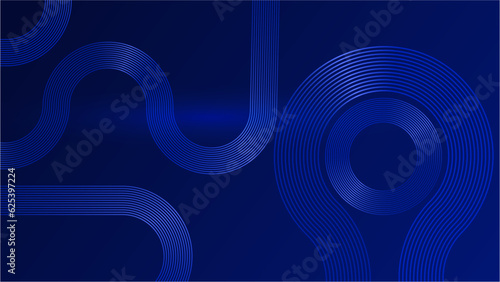 Awards background dark blue golden royal. Lines growing elegant shine spark. Luxury premium corporate abstract design template. Classic shape post. Center led screen visual. Lights fireworks