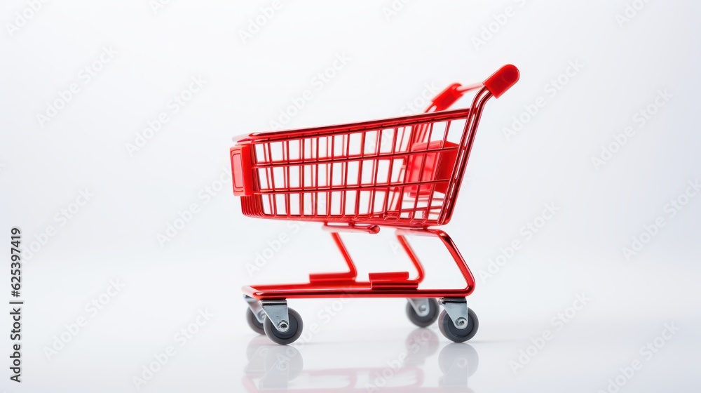 Black Friday Super Sale Background with Trolley Cart. Generative Ai Black Friday Super Sale Background with Trolley Cart. Generative Ai