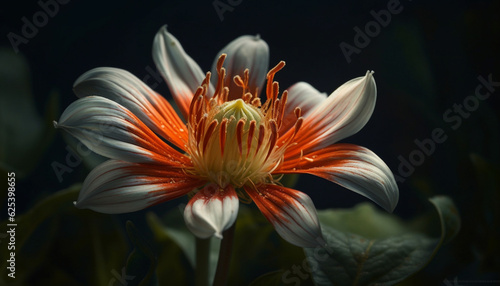 Vibrant gerbera daisy blossoms showcase natural beauty in formal gardens generated by AI