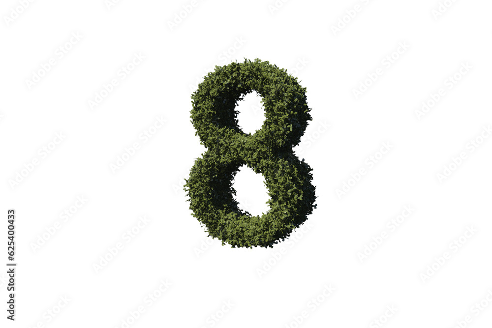 Digital png illustration of green number eight on transparent background Digital png illustration of green number eight on transparent background