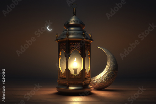 Muslim lantern symbol for holly year in Islam