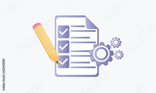 colorful illustration icon for prerequisite.on white background.Vector Design Illustration.