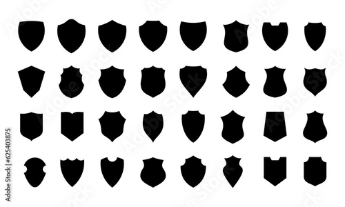 various flat shield shape collection