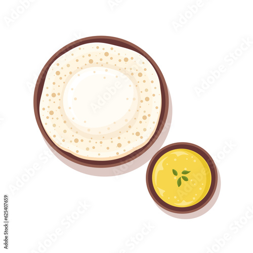 Appam or appa is a type of thin pancake originating from South India and Sri Lanka.