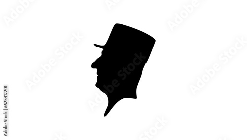 Charles de Gaulle silhouette