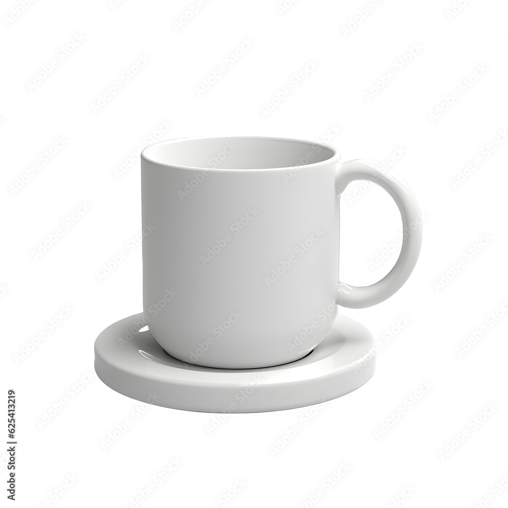 White cup isolated on white png transparent background White cup isolated on white png transparent background