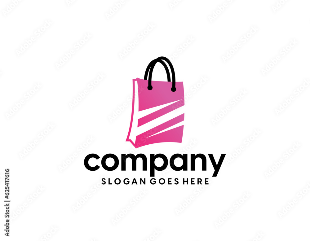 Online Shop Logo. Happy Shop Logo design vector Online Shop Logo. Happy Shop Logo design vector