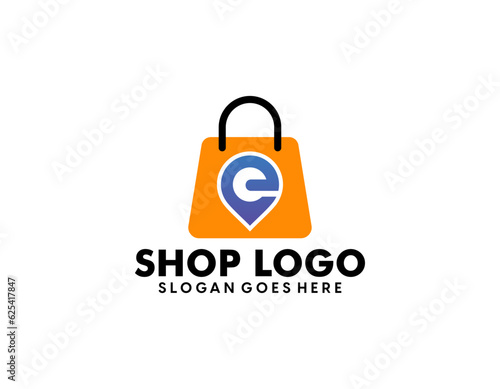 shopping symbol. vector icon.