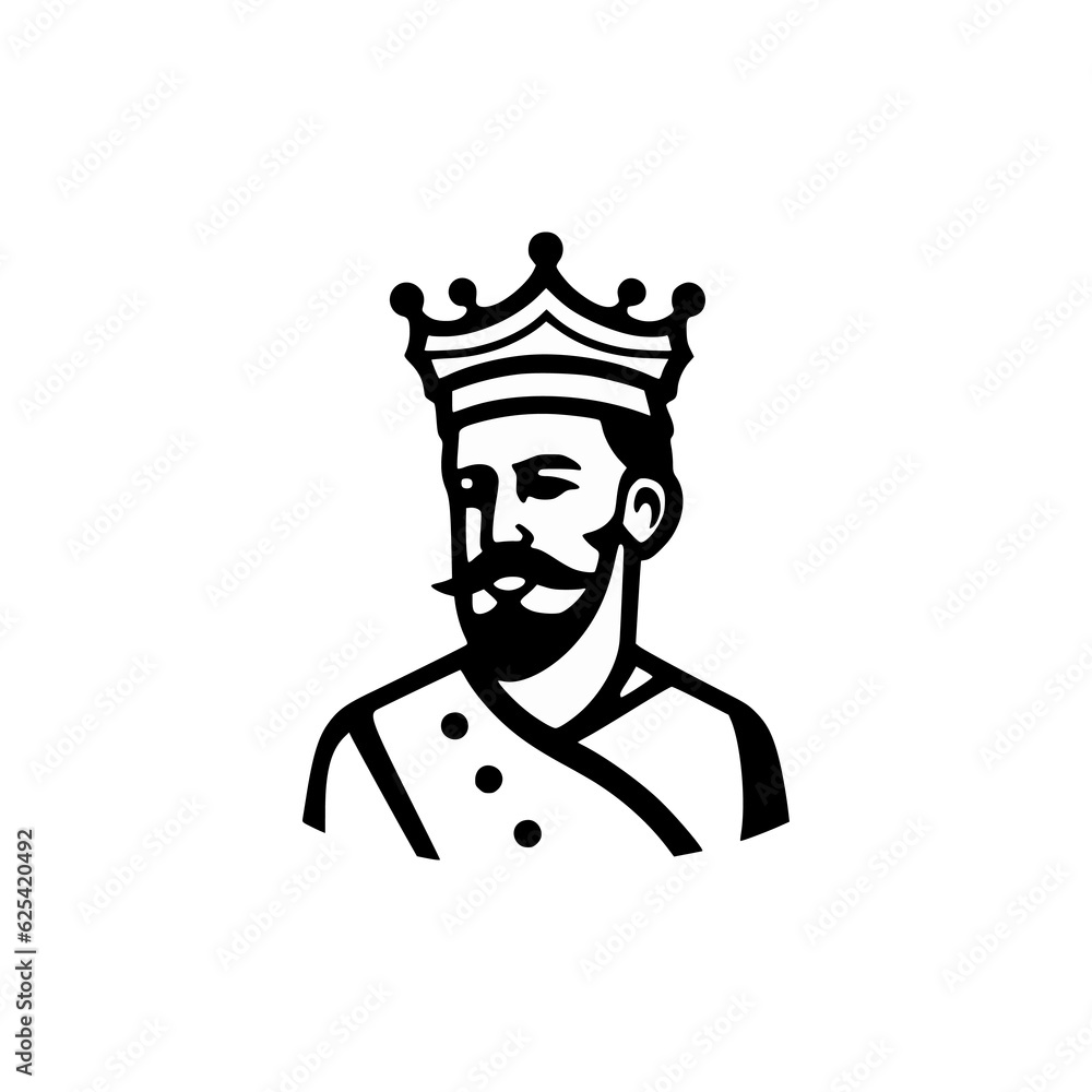 simple fast food restaurant meal king logo vector illustration template design simple fast food restaurant meal king logo vector illustration template design