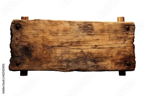 A piece of wood empty sign illustration ,Isolated PNG