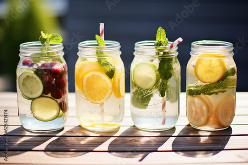 Sugar-free beverages, like herbal infusions or sparkling water. 