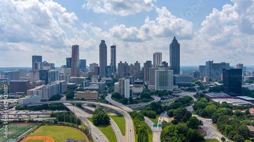 The downtown Atlanta, Georgia skyline