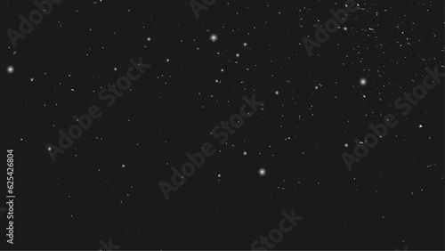 Closeup night blue starry sky. Planetarium, stars in space, black background