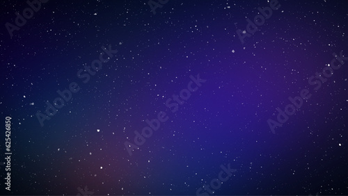 Milky way galaxy with stars and space dust in the universe. Blue dark night sky with many stars. Space background