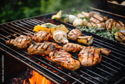 A person exploring different ways to season and grill lean protein sources  such as chicken or fish.