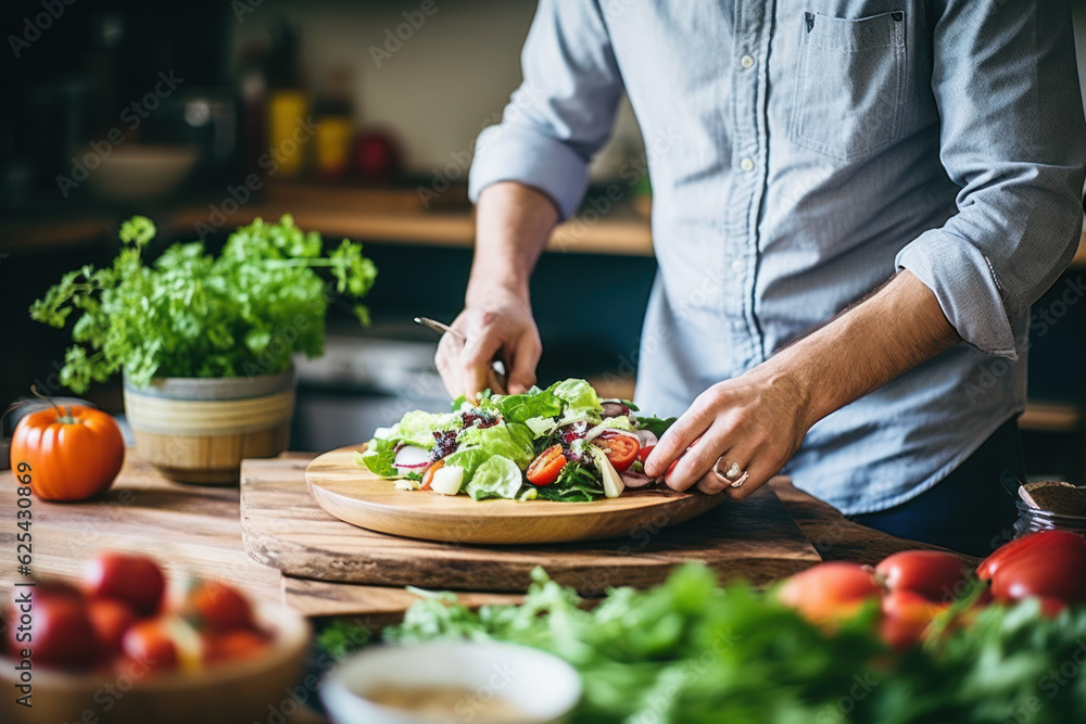 Cropped image of hands preparing food on table. Cropped image of hands preparing food on table.