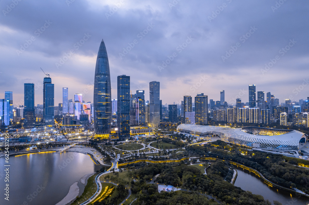 Obraz premium Shenzhen, China Cityscape
