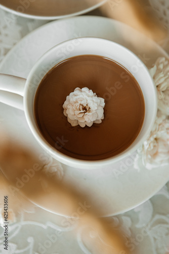 cup of coffee, cup, drink, breakfast, cafe, beverage, hot, tea, food, white, black, brown, espresso, morning, chocolate, caffeine, cake, sweet, isolated, saucer, dessert, closeup, aroma