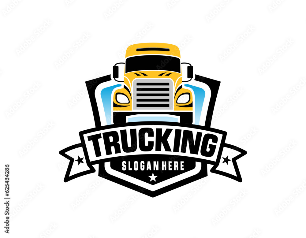 Obraz premium Truck logo template, Perfect logo for business related to automotive industry