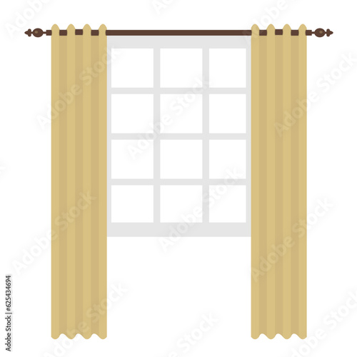 window with curtains © Heny