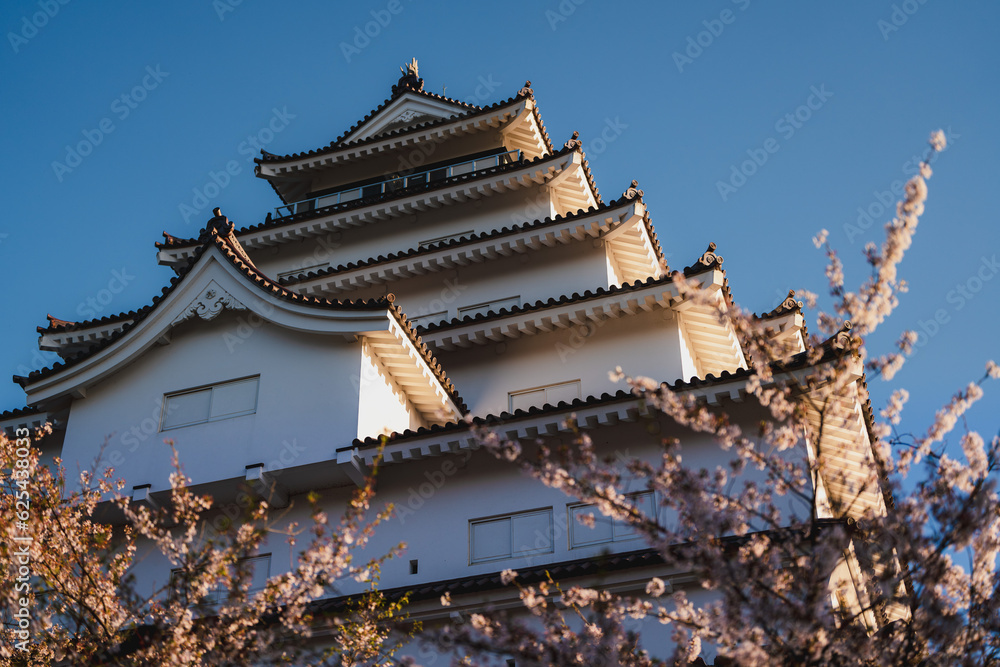 AizuWakamatsu Castle also known as Tsuruga Castle is a concrete