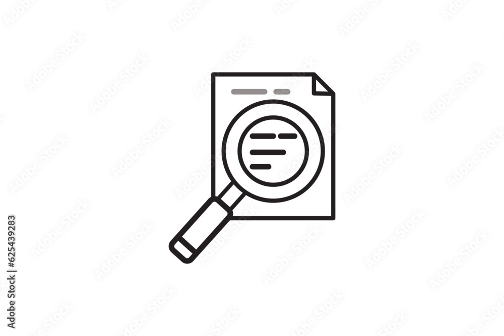 assessment single icon line design assessment single icon line design