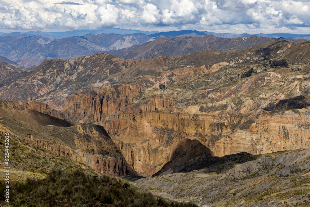 Exploring the beautiful Palca Canyon, a natural sight in the surroundings of La Paz, Bolivia - Traveling South America