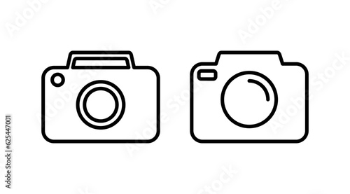 Camera Icon in trendy flat style isolated. Camera symbol web site design