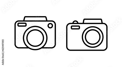 Camera Icon in trendy flat style isolated. Camera symbol web site design