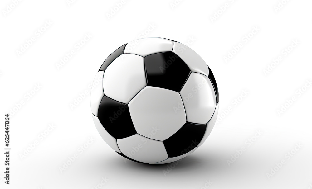 Naklejka premium soccer ball isolated on white