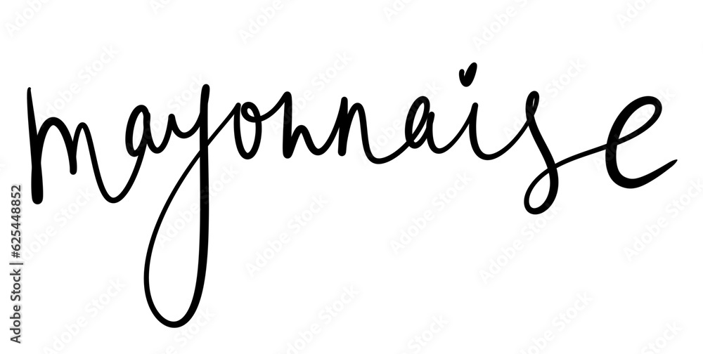 simple design element black letters brush inscription advertising label sticker recipe menu spices and sauces mayonnaise simple design element black letters brush inscription advertising label sticker recipe menu spices and sauces mayonnaise