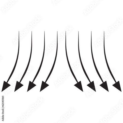wind direction icon vector