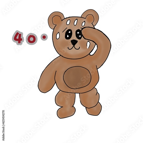 bear in hot weather
