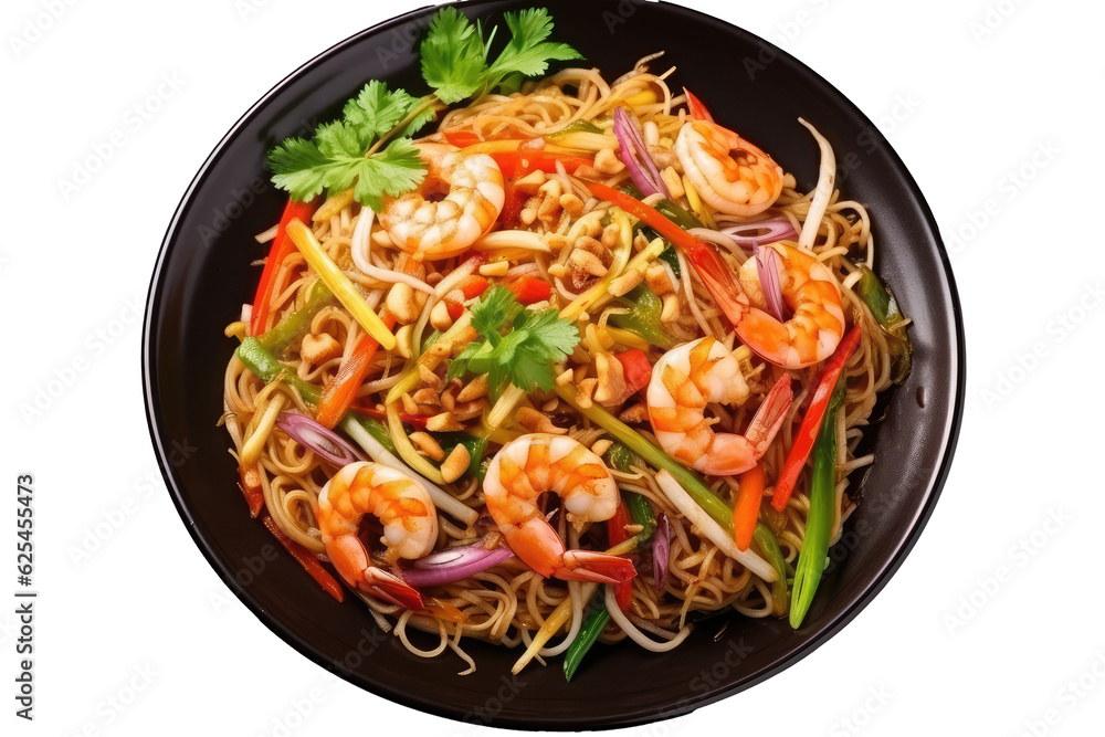 salad with shrimps Ceviche, Transparent background. generative AI salad with shrimps Ceviche, Transparent background. generative AI