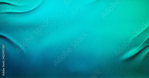 Green turquoise teal blue abstract texture background. Color gradient. Colorful matte background with space for design. Toned canvas fabric. Web banner. Wide. Long. Panoramic. Website