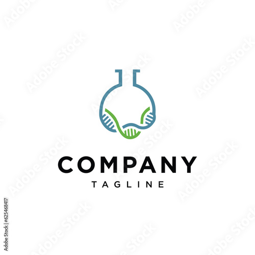 Gen Lab logo icon vector template.eps