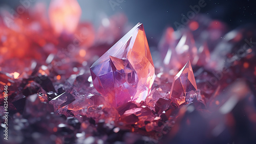 Crystal Rocks with an Enchanting Color Palette
