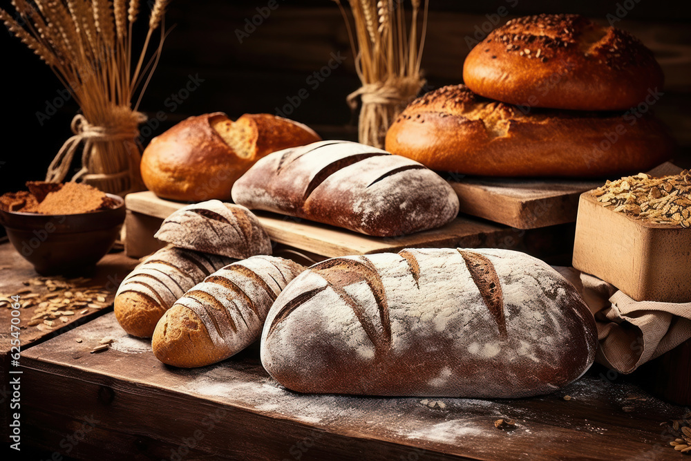 Gluten-free alternatives for bread, pasta, and baked goods. 