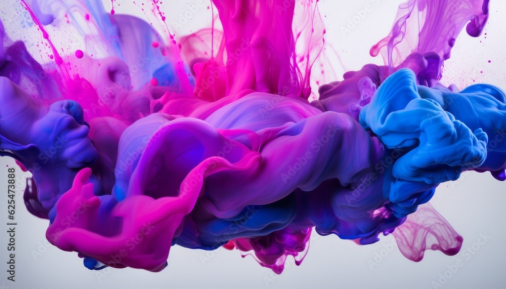 Colorful Swirls of Purple and Blue Background with Abstract Design, Copy Space, Generative AI Colorful Swirls of Purple and Blue Background with Abstract Design, Copy Space, Generative AI