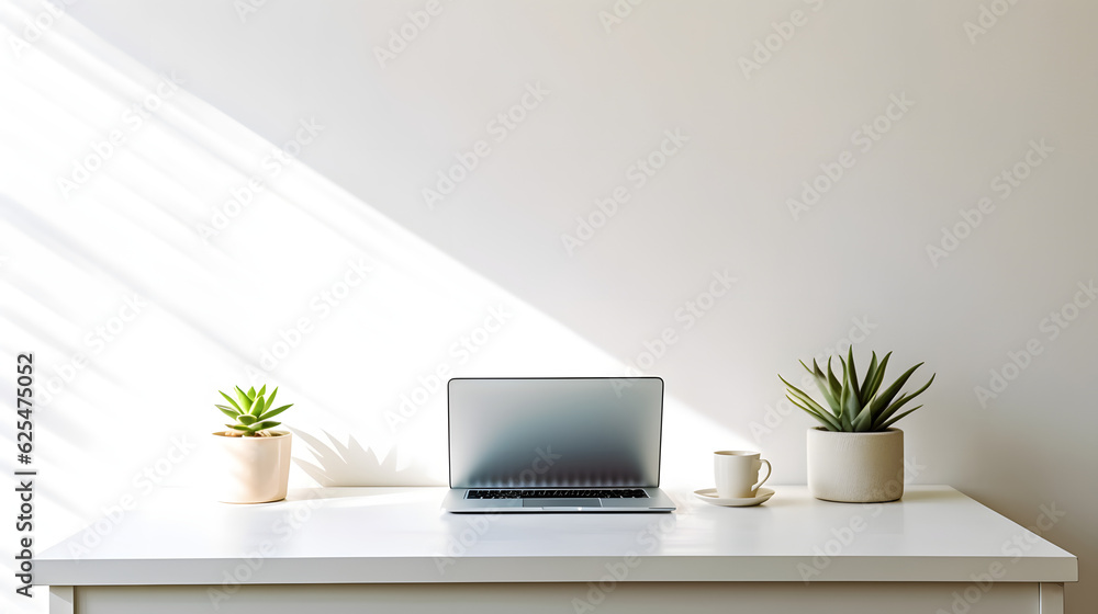 Remote Work Setup amidst Plant Decor
Remote Work Setup amidst Plant Decor