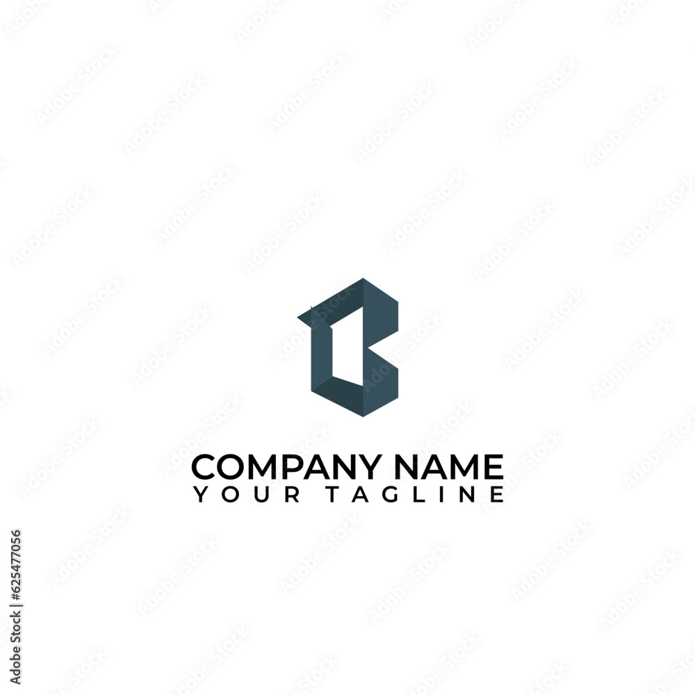 Initial letter logo OB, BO logo with building themes Initial letter logo OB, BO logo with building themes