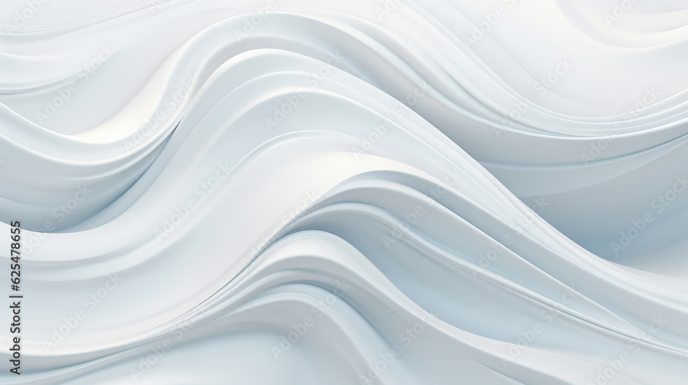 Abstract White Waves Creating Whirling Patterns Abstract White Waves Creating Whirling Patterns