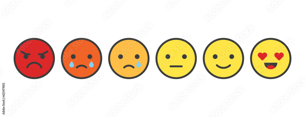 6 gradation form no pain to unspeakable Element of UI design for medical pain test 6 gradation form no pain to unspeakable Element of UI design for medical pain test