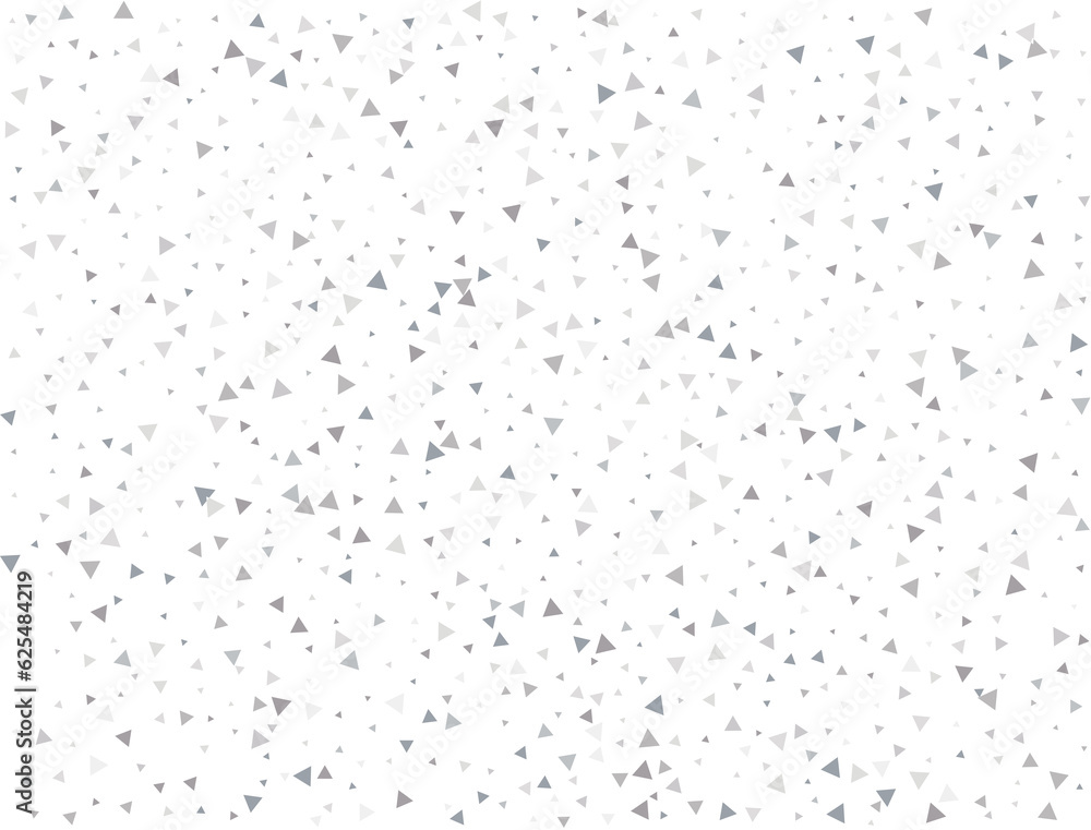 Birthday Silver Triangular Confetti Birthday Silver Triangular Confetti