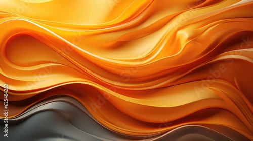 Abstract background in yellow-orange colors. Generative AI
