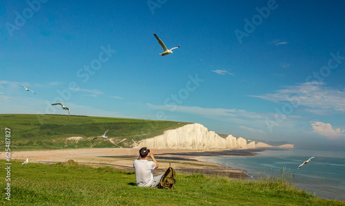 Wallpaper Mural View of  Seven Sisters cliffs England,Seven Sisters East Sussex England Torontodigital.ca