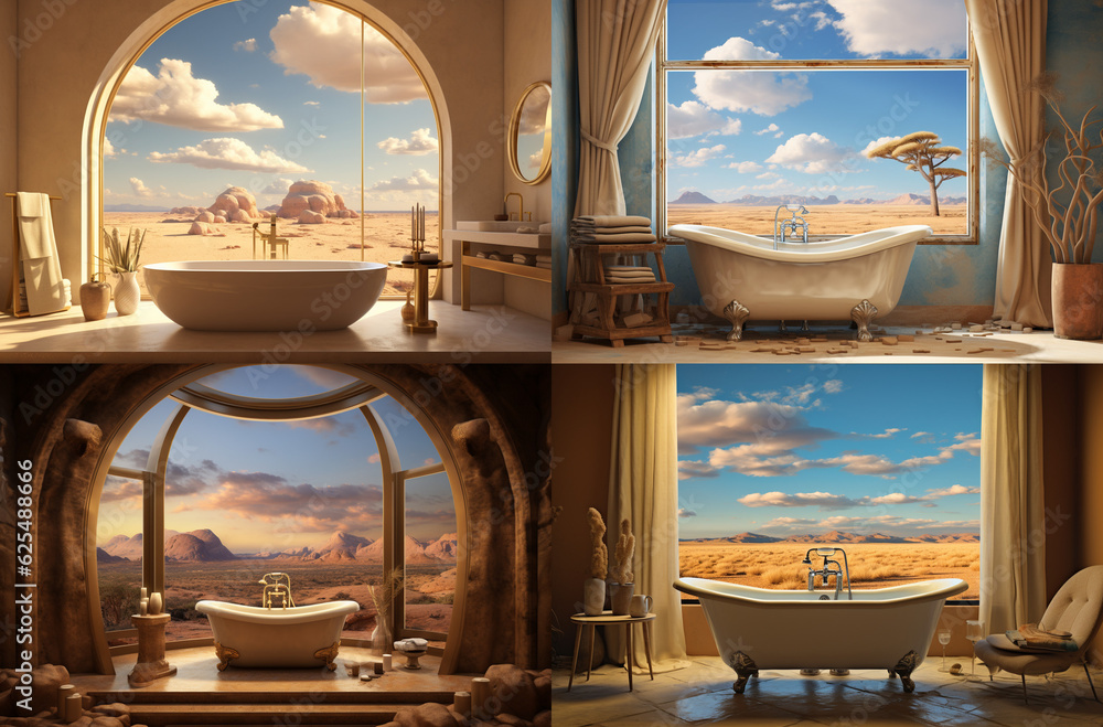 Fototapeta premium interior with Generative AI 