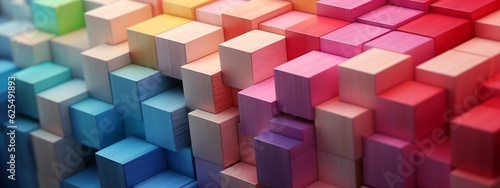 A Spectrum of Expanding Multi-Colored Wooden Blocks