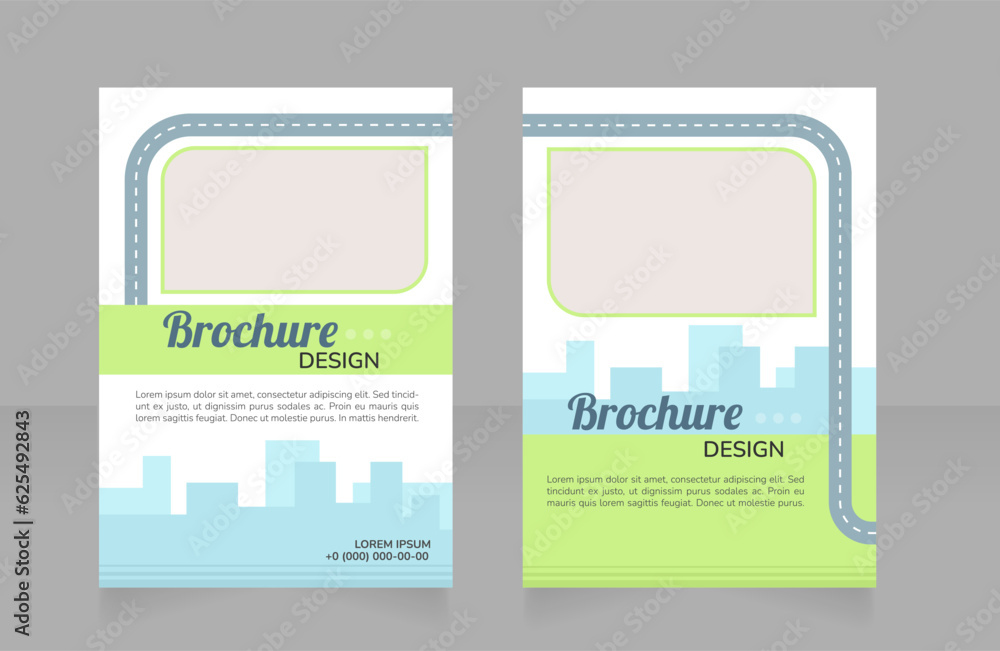 Green vehicles rent blank brochure design. Template set with copy space for text. Premade corporate reports collection. Editable 2 paper pages. Lobster Regular, Nunito SemiBold, Light fonts used Green vehicles rent blank brochure design. Template set with copy space for text. Premade corporate reports collection. Editable 2 paper pages. Lobster Regular, Nunito SemiBold, Light fonts used