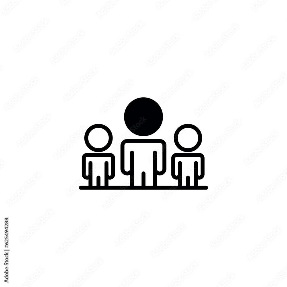 Work Group icon design with white background stock illustration Work Group icon design with white background stock illustration